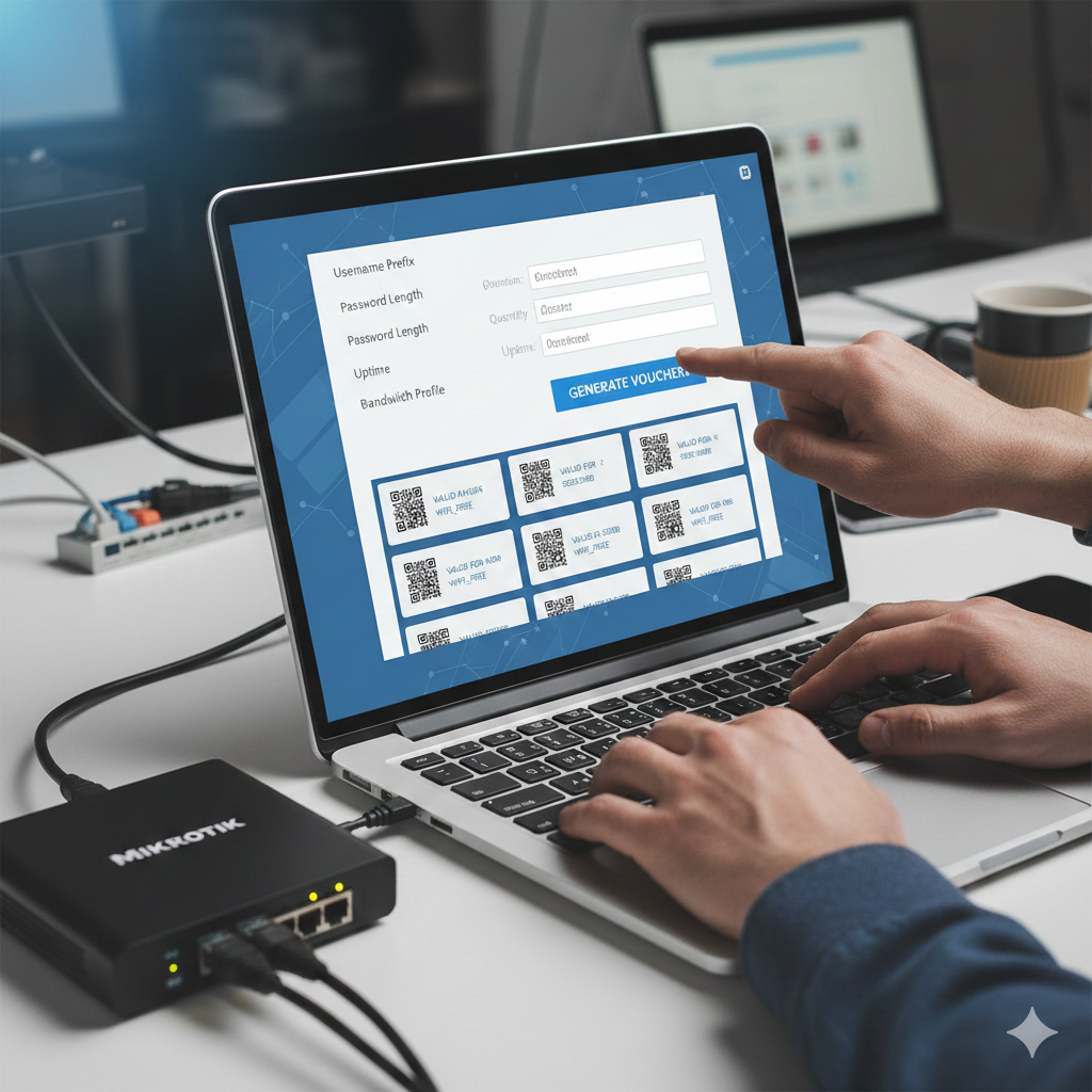 Minggu ke-10 SMKN 1 WANAYASA: Pembuatan Voucher Hotspot pada MikroTik