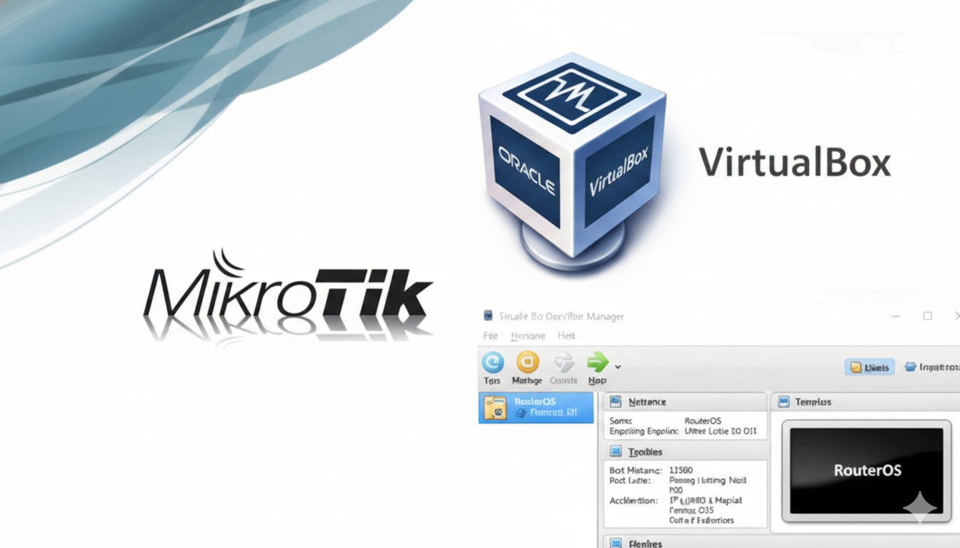 BELAJAR KONFIGURASI DASAR MIKROTIK DI VIRTUALBOX